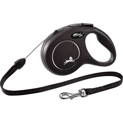 Flexi Classic Cord 8 meter Small Zwart