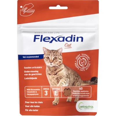 Flexadin kat 60 kauwbrokjes
