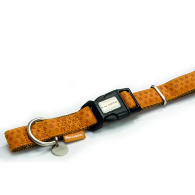 Macleather Halsband Bruin 35-50x2cm