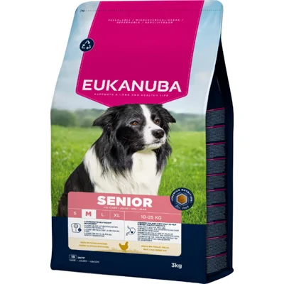 Eukanuba Caring Senior Medium Breed kip hondenvoer 15 kg