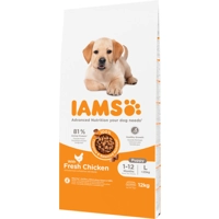 Iams for Vitality Puppy Large met kip hondenvoer 12 kg