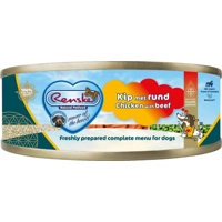 Renske vers bereid kip met rund natvoer hond (blik) 1 tray (24 x 95 g)