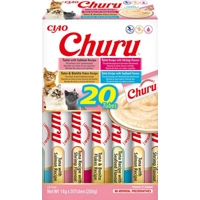 Inaba Ciao Churu multipack met zeevruchten kattensnack 20 x 14 g