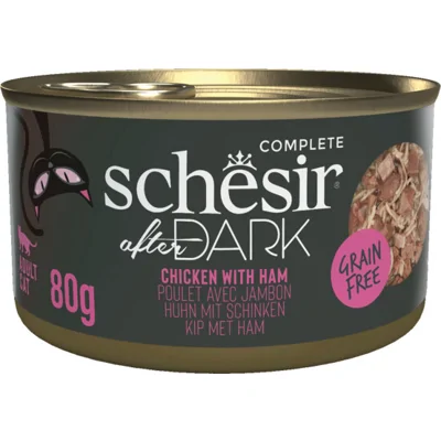12x Schesir After Dark Bouillon Kip&Ham 80 gr