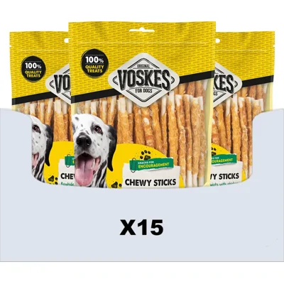 15x Voskes Rawhide Kip Sticks 400 gr