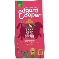 2x Edgard&Cooper Hondenvoer Bio Rund - Bio Kip 7 kg
