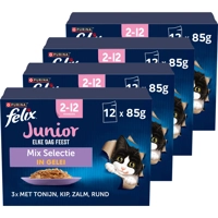 4x Felix Elke Dag Feest Mix Selectie in Gelei Junior 12 x 85 gr product name