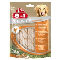5x 8in1 Delights Twisted Sticks Kip 35 stuks