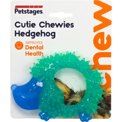 Petstages Dog Cutie Chewies Hedgehog Blauw 17,8 x 14,0 x 1,5 cm