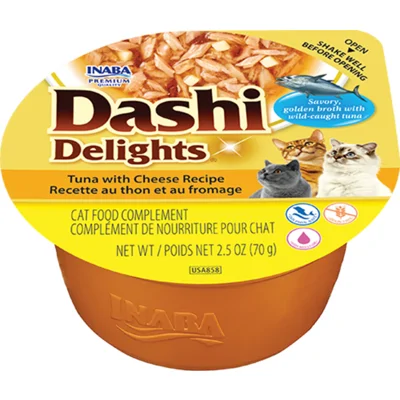 Ciao Kattenvoer Nat Dashi Delights Bouillon Tuna&Cheese 70 gr