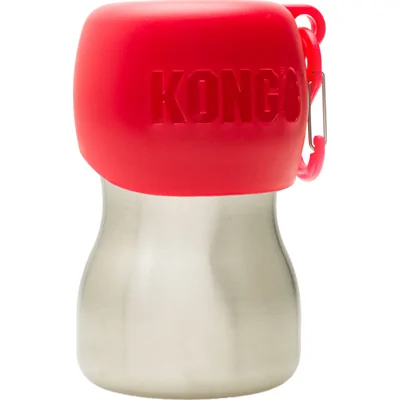 KONG H2O Stainless Steel Water Bottle - Rood - 255 ml