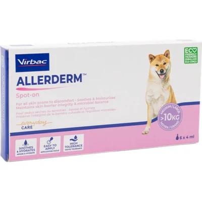 Allerderm Spot-on 6 x 4 ml. (hond > 10 kg)