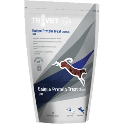 TROVET Unique Protein Treats URT (Rabbit) Hond - 8 x 125 gr