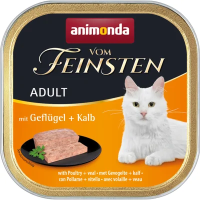 Animonda Vom Feinsten Adult Gevogelte + Kalf - 32 x 100g