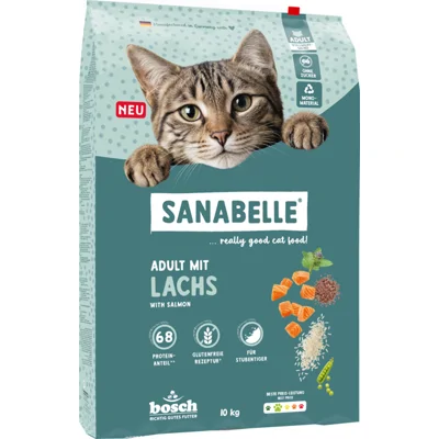 Sanabelle Classic Adult - Zalm - 10 kg