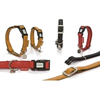 Macleather Halsband Rood 20-40x1,5cm product name