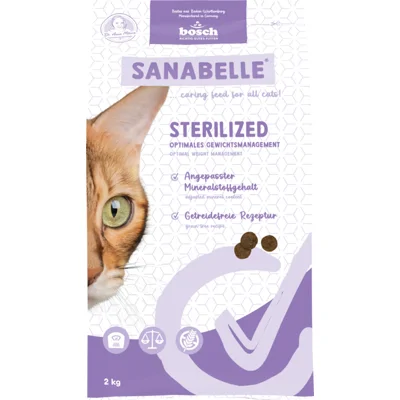 Sanabelle Sterilized kattenvoer 2 x 8 kg