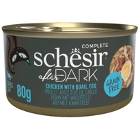 12x Schesir After Dark Bouillon Kip&Kwartelei 80 gr