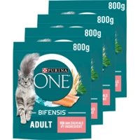 4x Purina ONE Adult Zalm - Volkoren Granen 800 gr product name