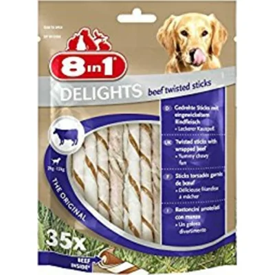 5x 8in1 Delights Twisted Sticks Rund 35 stuks