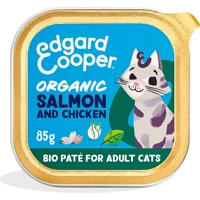 Edgard&Cooper Kattenvoer Adult Bio Paté Zalm - Kip 85 gr