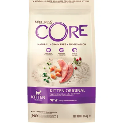 Wellness Core Kattenvoer Kitten Kalkoen - Zalm 1,75 kg