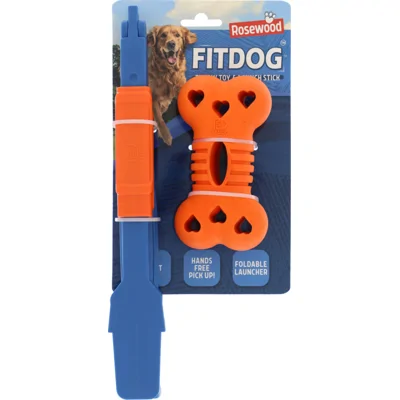 Rosewood Fitdog Bone With Launcher