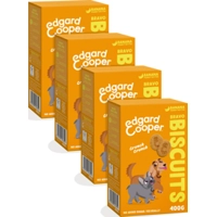 4x Edgard&Cooper Adult Biscuit Banaan&Pinda 400 gr