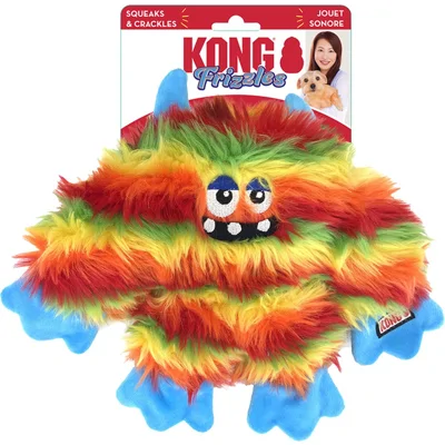 KONG Honden knuffel Frizzle Zazzle, bont