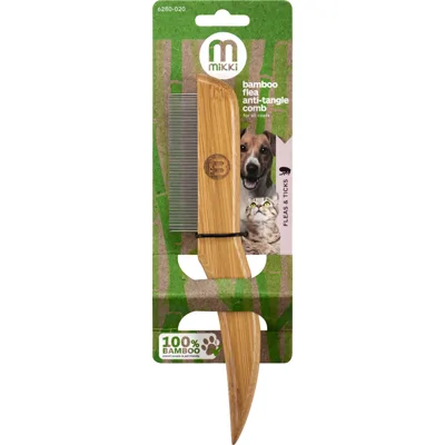 Mikki Bamboo Anti-Klit- en Vlooienkam