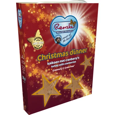 Renske Vers Kerstdiner - Kalkoen met cranberry's - 3 x 395 g