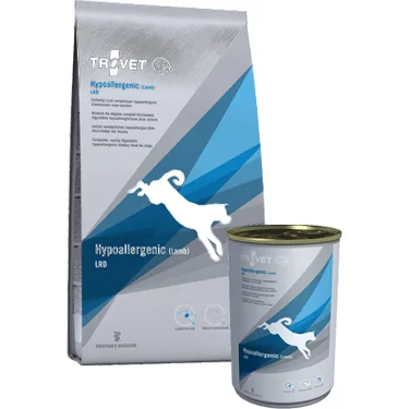 TROVET Hypoallergenic LRD (Lamb) Hond - 10 kg + 6 x 400 gr blikken