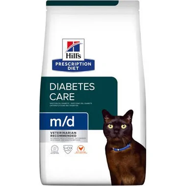 Hill's Prescription Diet m/d Diabetes Care - Kattenvoer - Kip - 2 x 3 kg