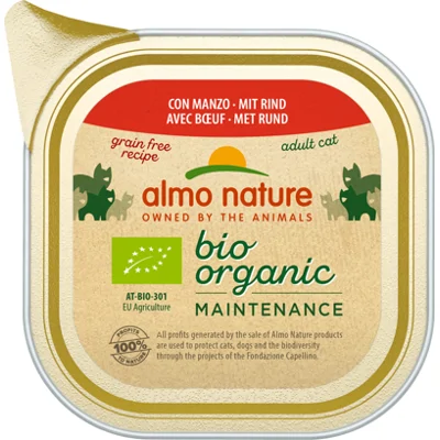 Almo Nature Bio Organic Maintenance - Rund - 19 x 85g