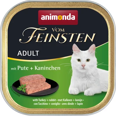 Animonda Vom Feinsten Adult Kalkoen + Konijn - 32 x 100g