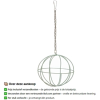 Beeztees Chroom Voederbal voor Hooibal Knaagdier 12cm