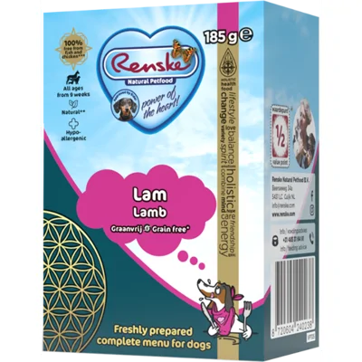 Renske vers hondenvoer Lam Graanvrij 185 gram