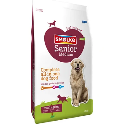 Smølke Senior Medium hondenvoer 12kg