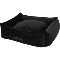 Wooff Hondenmand Cocoon Velours Zwart Medium 70 x 60 x 20 cm