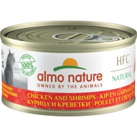 Almo Nature HFC Natural kip met garnalen natvoer kat (70 g) 12 x 70 g