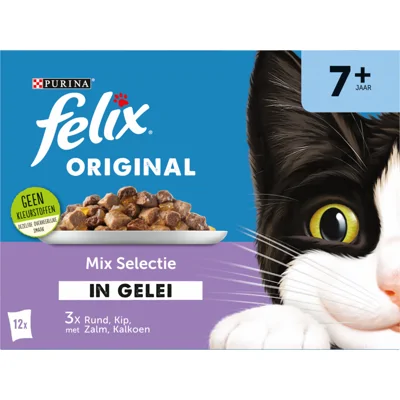 Felix Original Mix Selectie in Gelei 7+ Jaar 12 x 85 gr