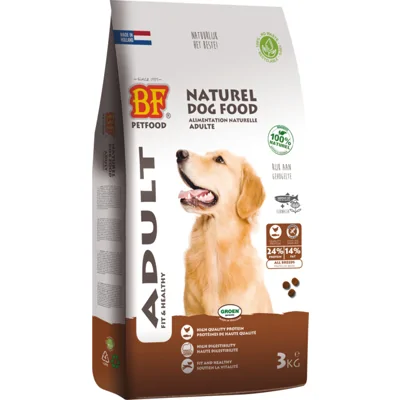 4x BF Petfood Krokant Hondenvoer 3 kg