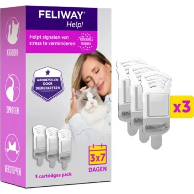 Feliway Help! Cartridges 3 stuks
