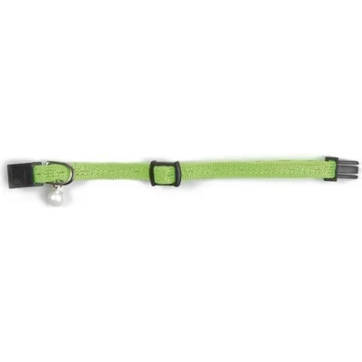 Beeztees Nylon Kittenhalsband - Fel Groen - 23 x 0,8 x 0,3 cm