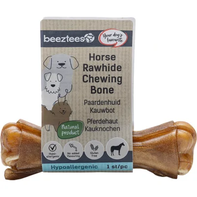 Beeztees Paardenhuid Kauwbot - 10 cm