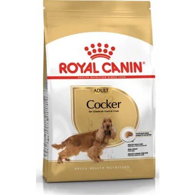 4x Royal Canin Hondenvoer Droog Cocker Adult 3 kg