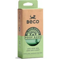 Beco Poop Bags Recycled Handles Ongeparfumeerd 60 stuks