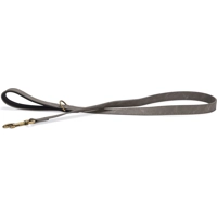 Beeztees Balacron Ax kunstleer hondenriem grijs 130 x 2.5 cm