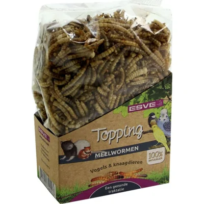 Esve topping meelwormen knaagdiersnack 70 g