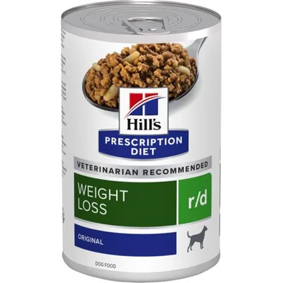 Hill's Prescription Diet r/d Weight Reduction hondenvoer nat met Kip 12x350g blik